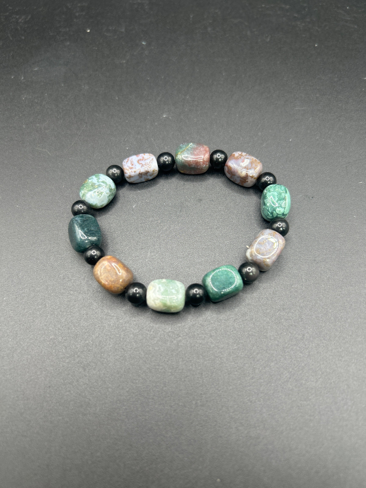 Jasper with black onyx