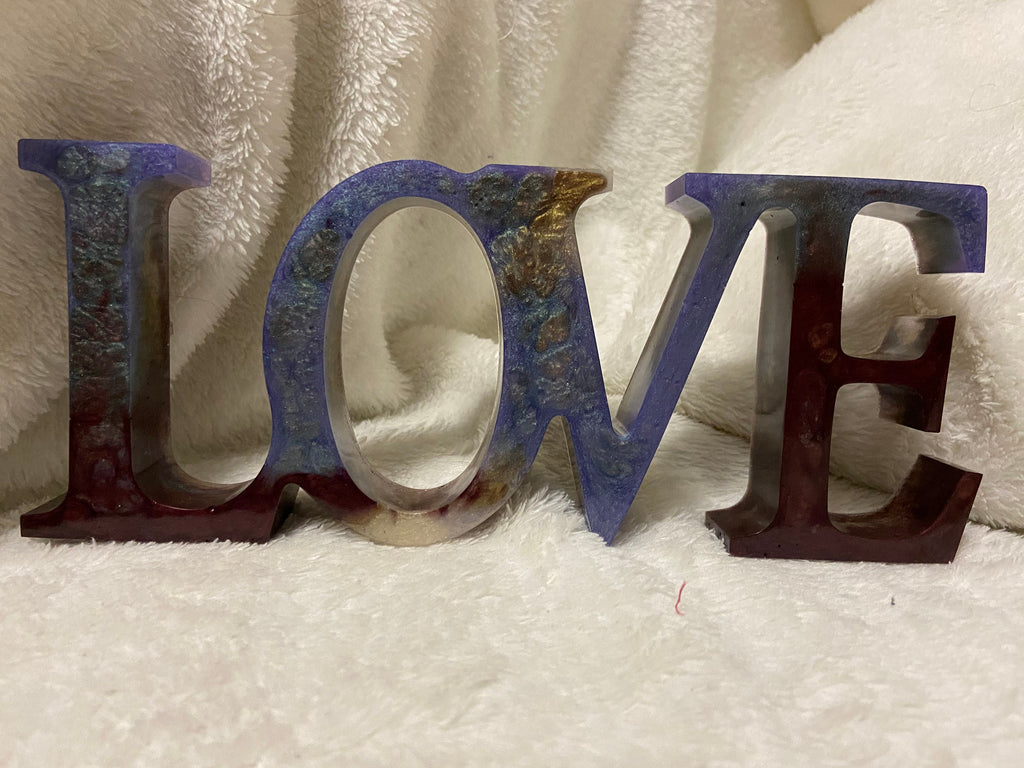 Marbled Love Sign
