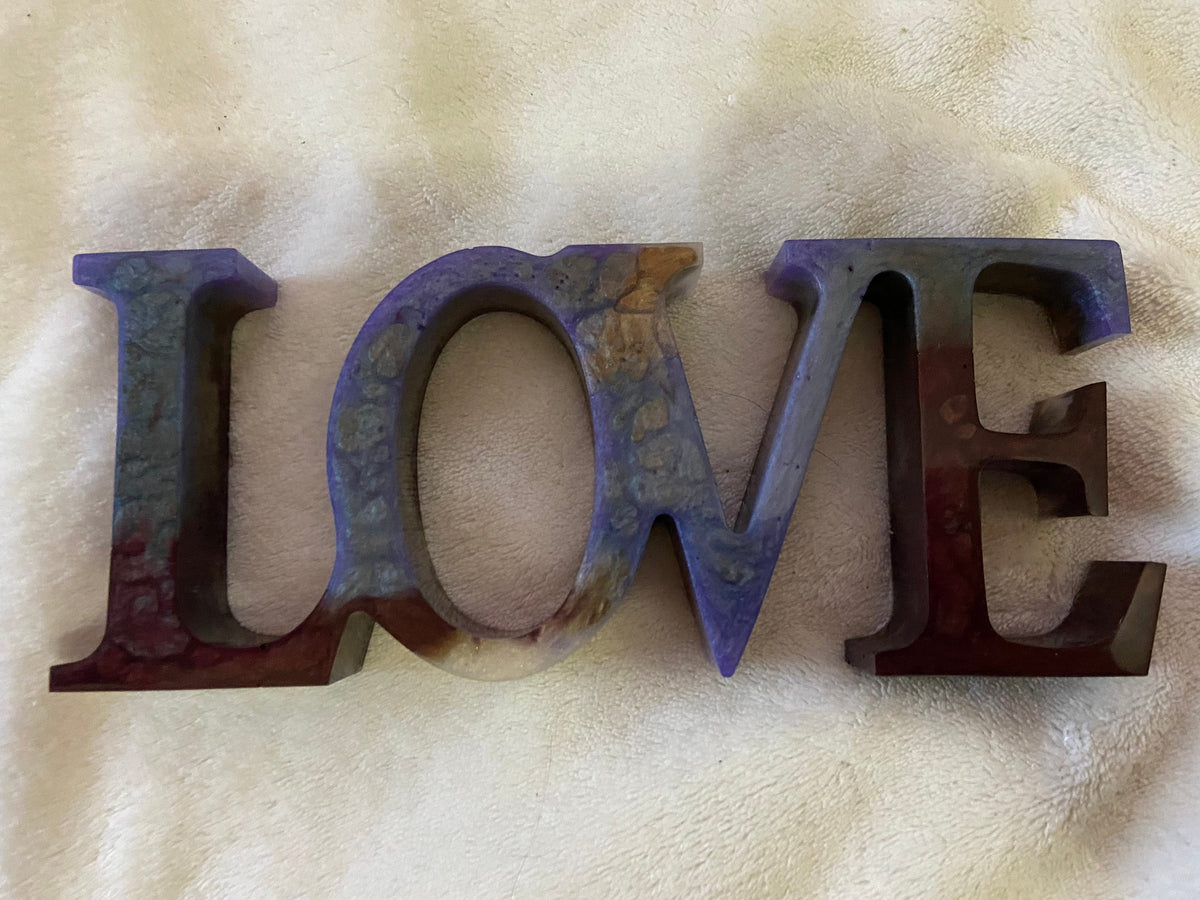 Marbled Love Sign