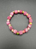 Strawberry quartz and watermelon tourmaline